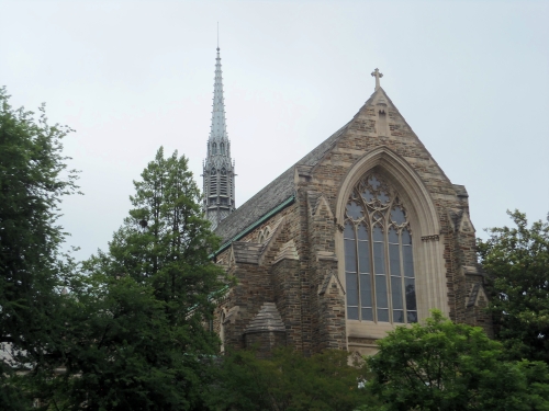 Designed by Philip Frohman, Baltimore's Cathedral of the Incarnation was originally intended as the Synod Hall for a larger cathedral. The larger cathedral was never built.